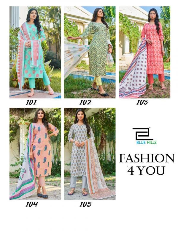 Blue Hills Fashion 4 You Cotton Printed Readymade Salwar 